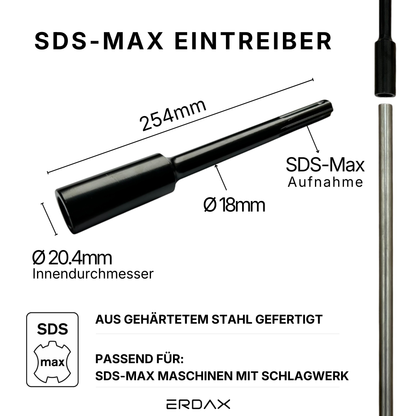 SDS-Max Eintreiber für Tiefenerder
